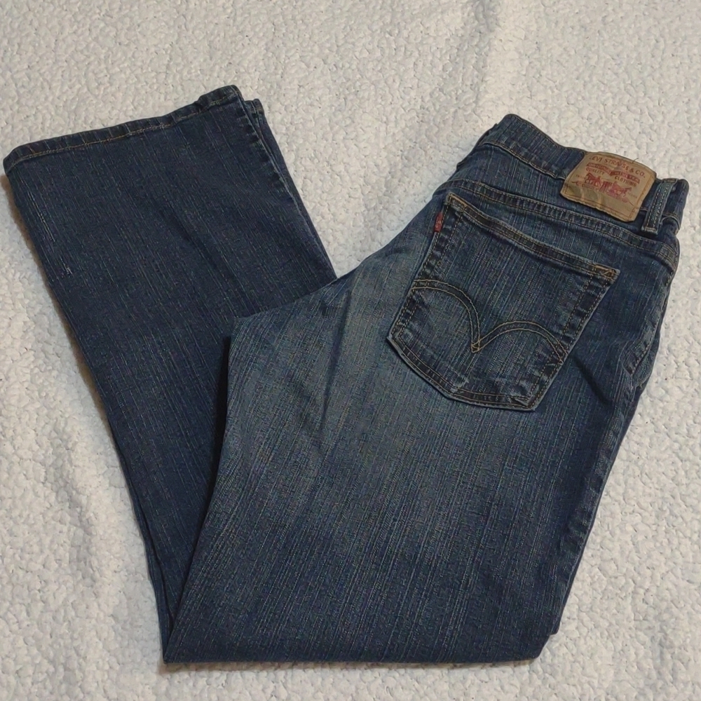 Levi's 550 Relaxed Fit Boot Cut Jeans Size 14